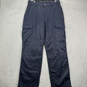 5.11 Tactical Pants Mens 32 Cargo Dark Blue Straight Workwear EUC